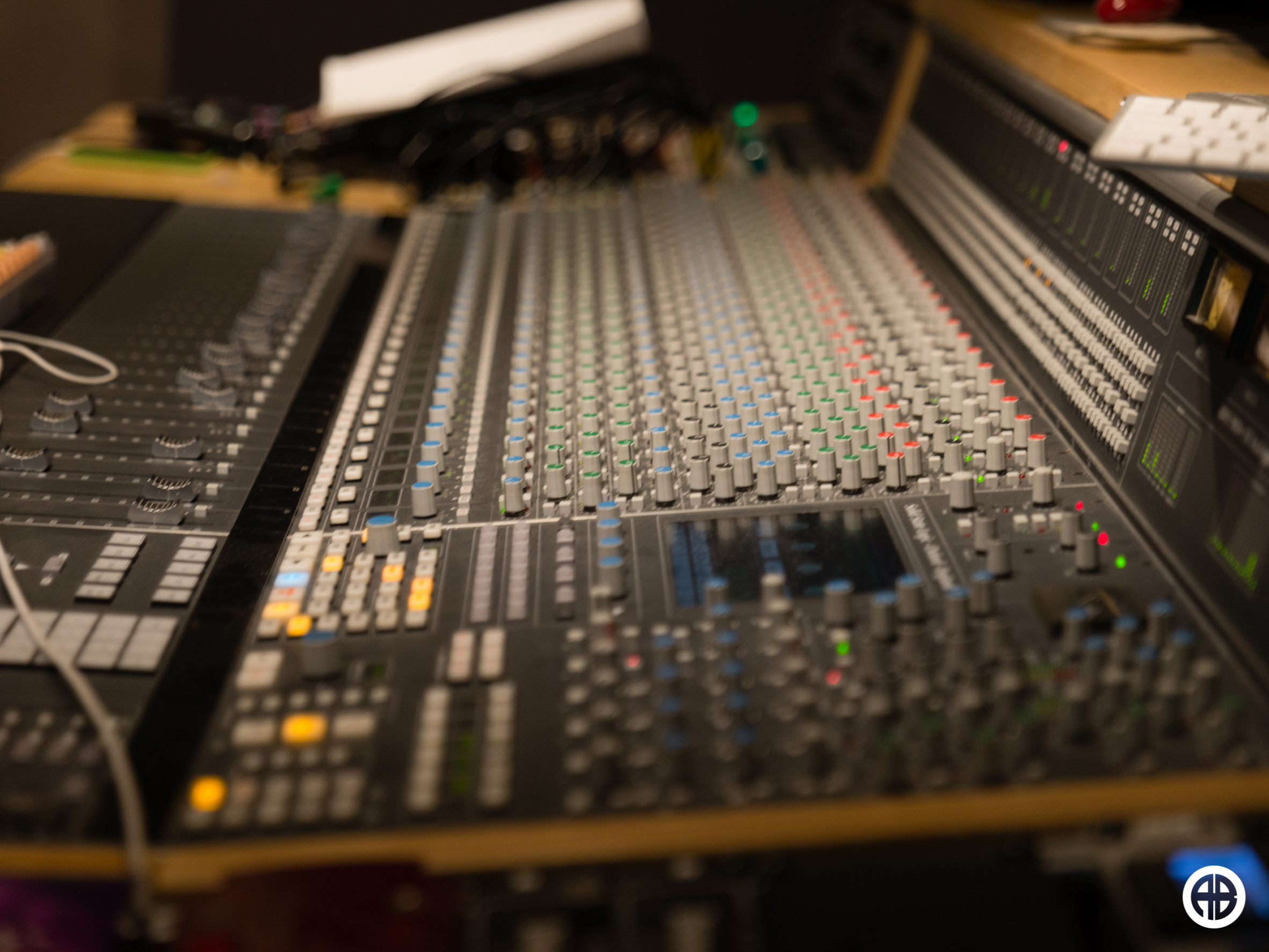 Frank un'd Bänd im Studio